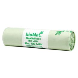 PAPSTAR Bioabfallsack bioMAT, 120 Liter, grn