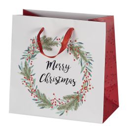 SUSY CARD Weihnachts-Geschenktte Xmas wreath