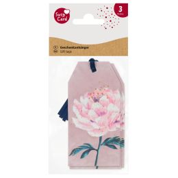 SUSY CARD Anhngerkarte eckig Swan lake flower