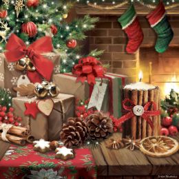 PAPSTAR Weihnachts-Motivservietten Cozy Christmas