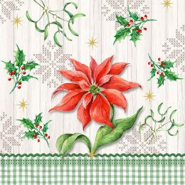 PAPSTAR Weihnachts-Motivservietten Christmas Wreath