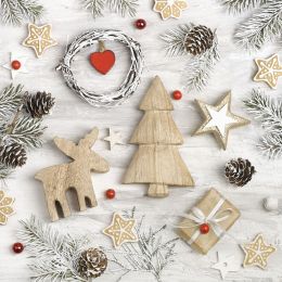PAPSTAR Weihnachts-Motivservietten Christmas Wreath