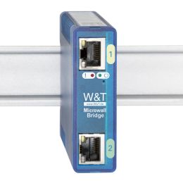 W&T Microwall Bridge, IP20, Kunststoff-Gehuse, blau