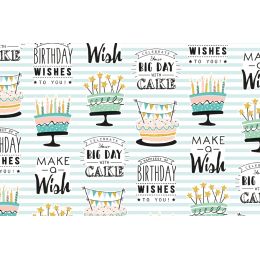 SUSY CARD Geschenkpapier Make a wish, auf Rolle