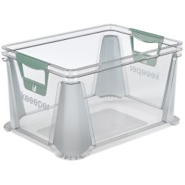 keeeper Aufbewahrungsbox luis, 20 Liter, transparent