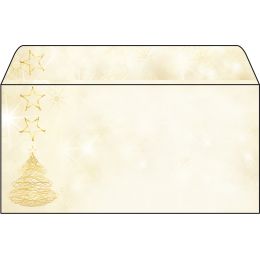 sigel Weihnachts-Umschlag Golden Christmas, DIN lang