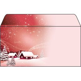 sigel Weihnachts-Umschlag Christmas in rose gold, DIN lang