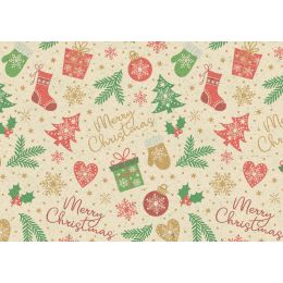 SUSY CARD Weihnachts-Geschenkpapier Winterwald