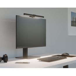 Hansa LED-Bildschirmleuchte Flash, mit Klemme, schwarz
