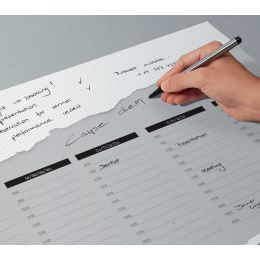 sigel Papier-Schreibunterlage Weekly Planner, 595 x 410 mm