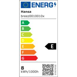 Hansa LED-Tischleuchte Breeze, Standfu, grau-metallic