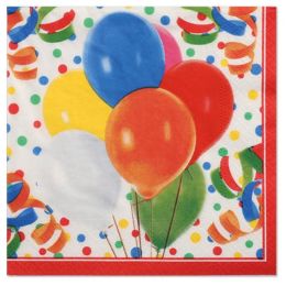 PAPSTAR Motiv-Servietten Lucky Balloons, 330 x 330 mm