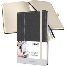 sigel Notizbuch Conceptum Design Casual, DIN A4, grau/wei