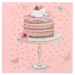 PAPSTAR Motiv-Servietten Birthday Cup Cakes, 330 x 330 mm