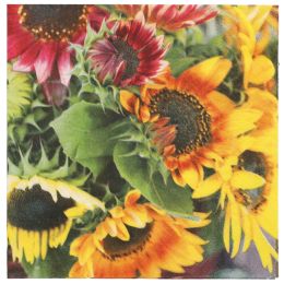 PAPSTAR Motiv-Servietten Sunflower Bouquet, 330 x 330 mm