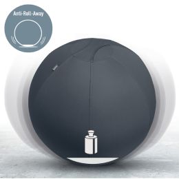 LEITZ Sitzball Ergo Active, Durchmesser: 650 mm, samtgrau