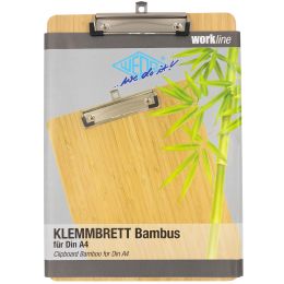 WEDO Klemmbrett, aus Bambus, DIN A4 hoch