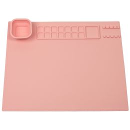 WEDO Malmatte aus Silikon, (B)400 x (T)500 mm, rosa