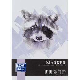 Oxford Art Markerblock Marker, DIN A4, 15 Blatt, 180 g/qm