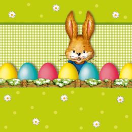 PAPSTAR Oster-Motivservietten Easter Bunny