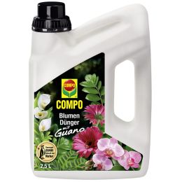COMPO Blumendnger mit Guano, 1,3 Liter Dosierflasche
