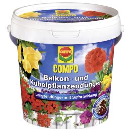 COMPO Balkon- und Kbelpflanzendnger, 1,2 kg Eimer