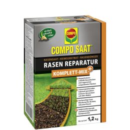 COMPO SAAT Rasen-Reparatur Komplett Mix+, 1,2 kg fr 6 qm