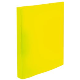 HERMA Ringbuch, DIN A4, 2-Ring, neon-gelb