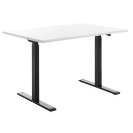 Topstar Sitz-/Steh-Schreibtisch, (B)1.200 mm, schwarz/wei