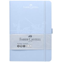 FABER-CASTELL Notizbuch, DIN A5, kariert, hellblau