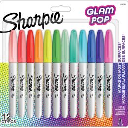 Sharpie Permanent-Marker FINE Glam Pop, 24er Blister