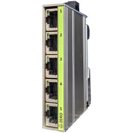TERZ Unmanaged Industrial Ethernet Switch ZERO-RS, 8 Port