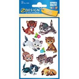 ZDesign KIDS Sticker Katzen-Babies, bunt