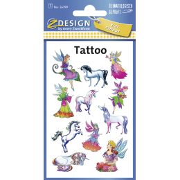 ZDesign KIDS Kinder-Tattoos Drachen, bunt