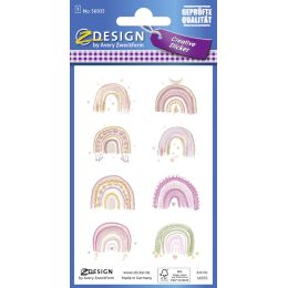 ZDesign CREATIVE Sticker Regenbogen, Pastellfarben