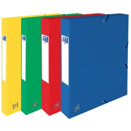 Oxford Sammelbox Top File+, DIN A4, 4er Set, farbig sortiert