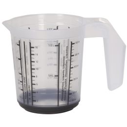 keeeper Messkanne massimo, 1,0 Liter, graphit/transparent