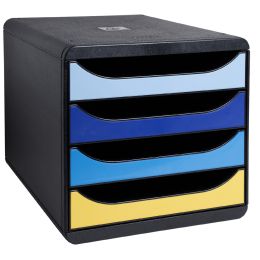 EXACOMPTA Schubladenbox BIG-BOX MAXI Bee Blue, 6 Schbe