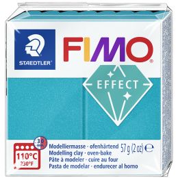 FIMO EFFECT Modelliermasse, trkis-metallic, 57 g