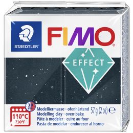 FIMO EFFECT Modelliermasse, schwarz-granit, 57 g