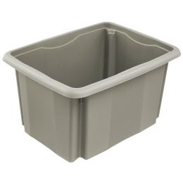 keeeper Aufbewahrungsbox emil eco, 15 Liter, stone grey