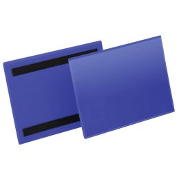 DURABLE Kennzeichnungstasche, magnetisch, DIN A4 hoch, blau