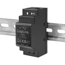 LogiLink Hutschienen-Netzteil, 36 Watt, 24 Volt, schwarz