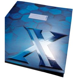 HERMA Heftschoner X, aus Karton, DIN A4, dunkelblau