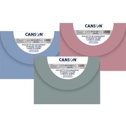 CANSON Zeichnungsmappe Pastellfarben, 270 x 350 mm
