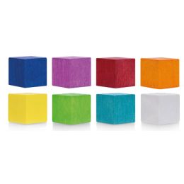 magnetoplan Neodym-Magnete Wood Series Cube, farbig