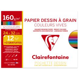 Clairefontaine Knstlerpapier  Grain, Aktionspack