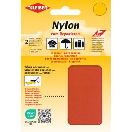 KLEIBER Nylon-Flicken, selbstklebend, orange