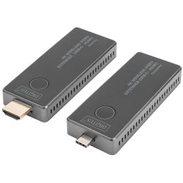 DIGITUS 4K Wireless Video Extender-Set, 30 m (USB-C - HDMI)