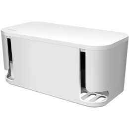 LogiLink Kabelbox mit Steckdosenleiste, 5-fach, wei
